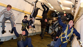 Zero gravity flight