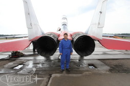 Inexpressible feelings from jet fighter ride along