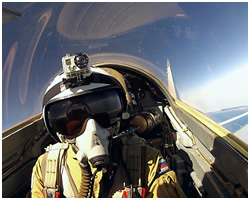 Edge of space flight on MiG-29