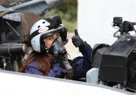 To be a passenger in a fighter jet